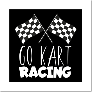 Go kart racing Posters and Art